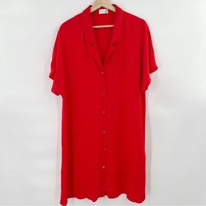 Aritzia Wilfred Free radhika button down dress